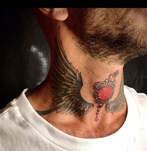 front neck tattoo ideas|front neck tattoos for guys.